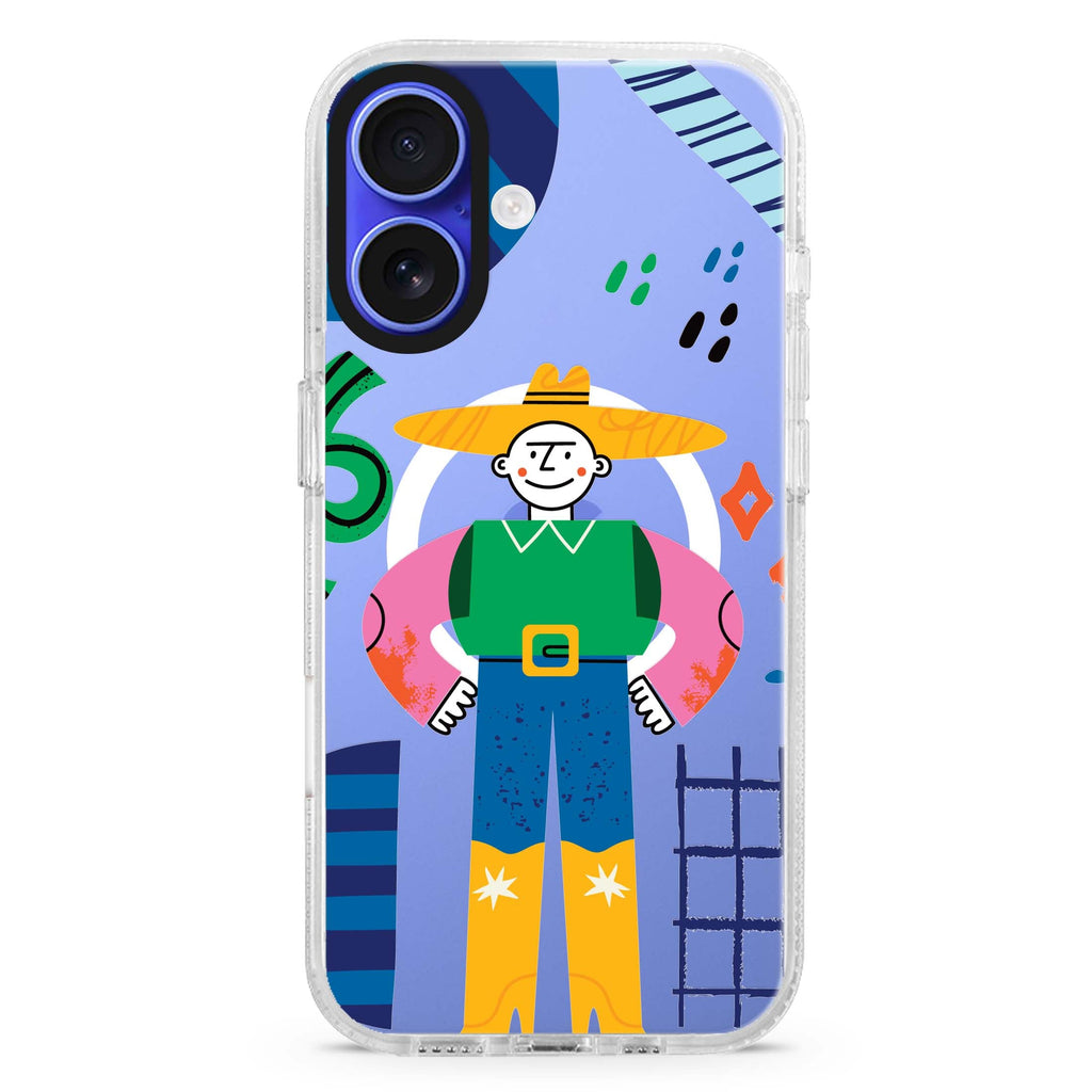 Abstract People Magsafe 兼容水晶透明保護殼