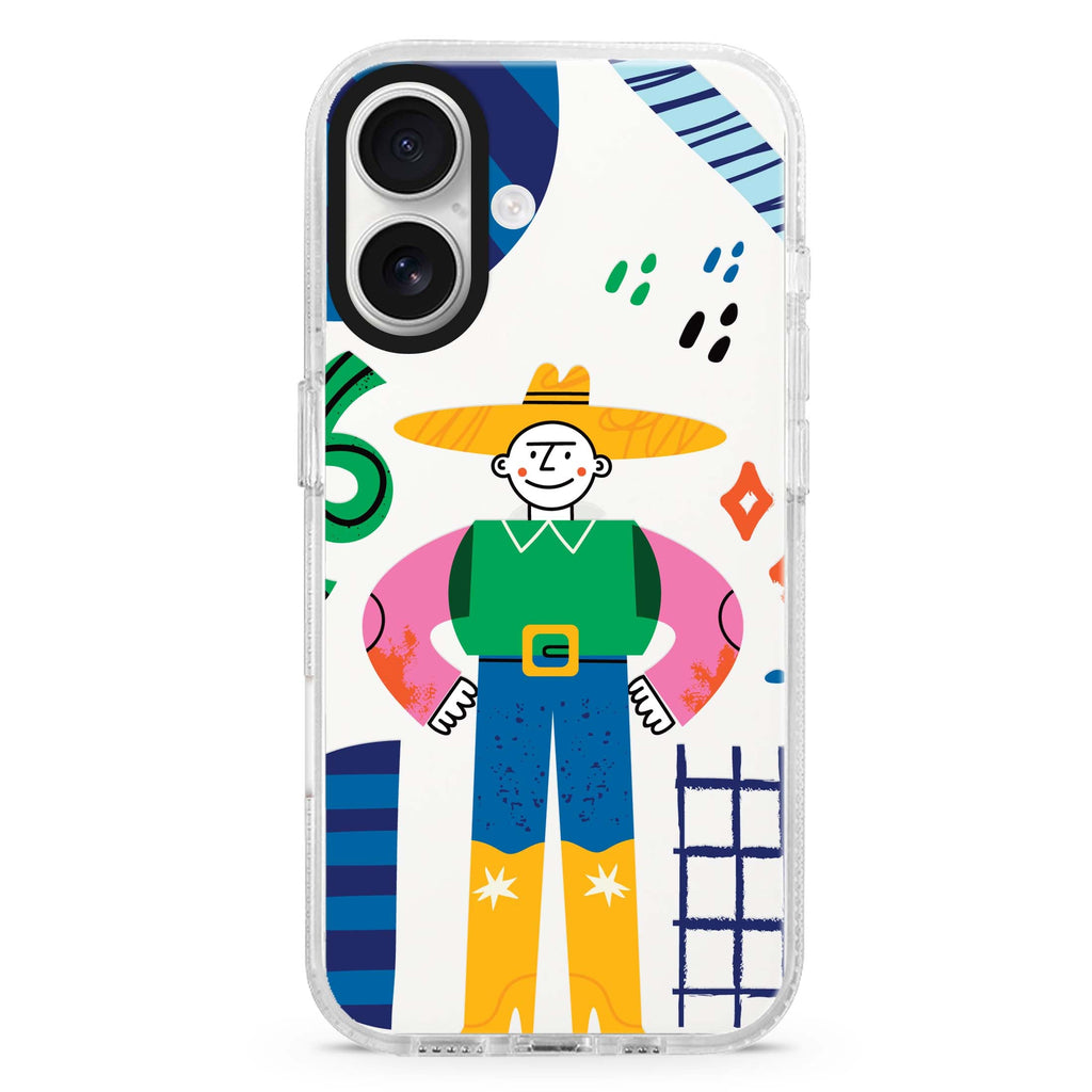 Abstract People 水晶透明保護殼