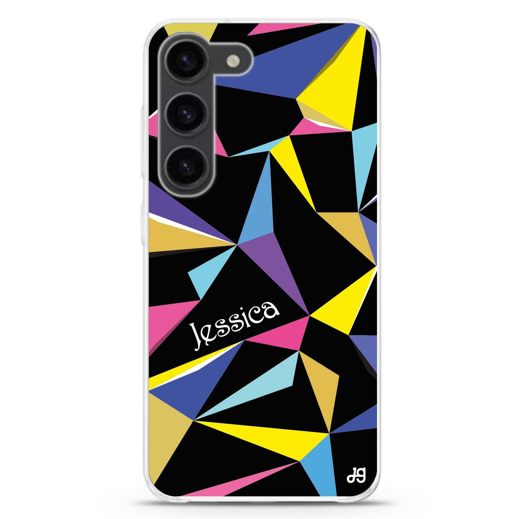 Geometric Samsung Galaxy 水晶透明保護殼