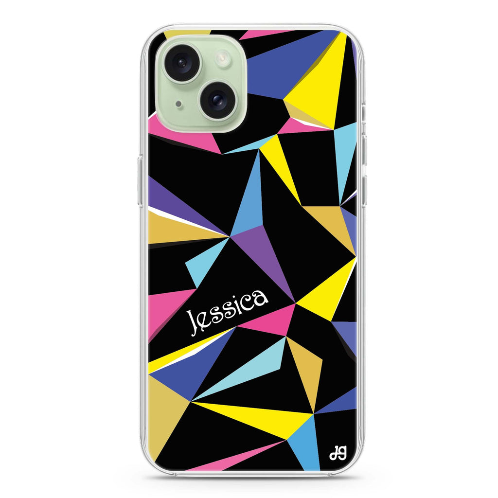 Geometric iPhone 15 水晶透明保護殼