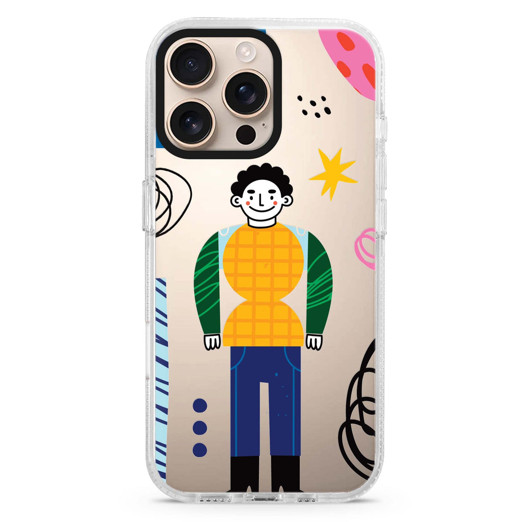 Abstract People iPhone 16 Pro & 16 Pro Max Case - Personalized and Stylish Protection