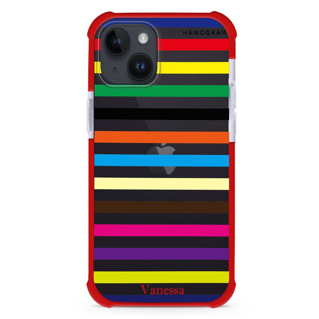colorful stripe 超強防摔保護殼