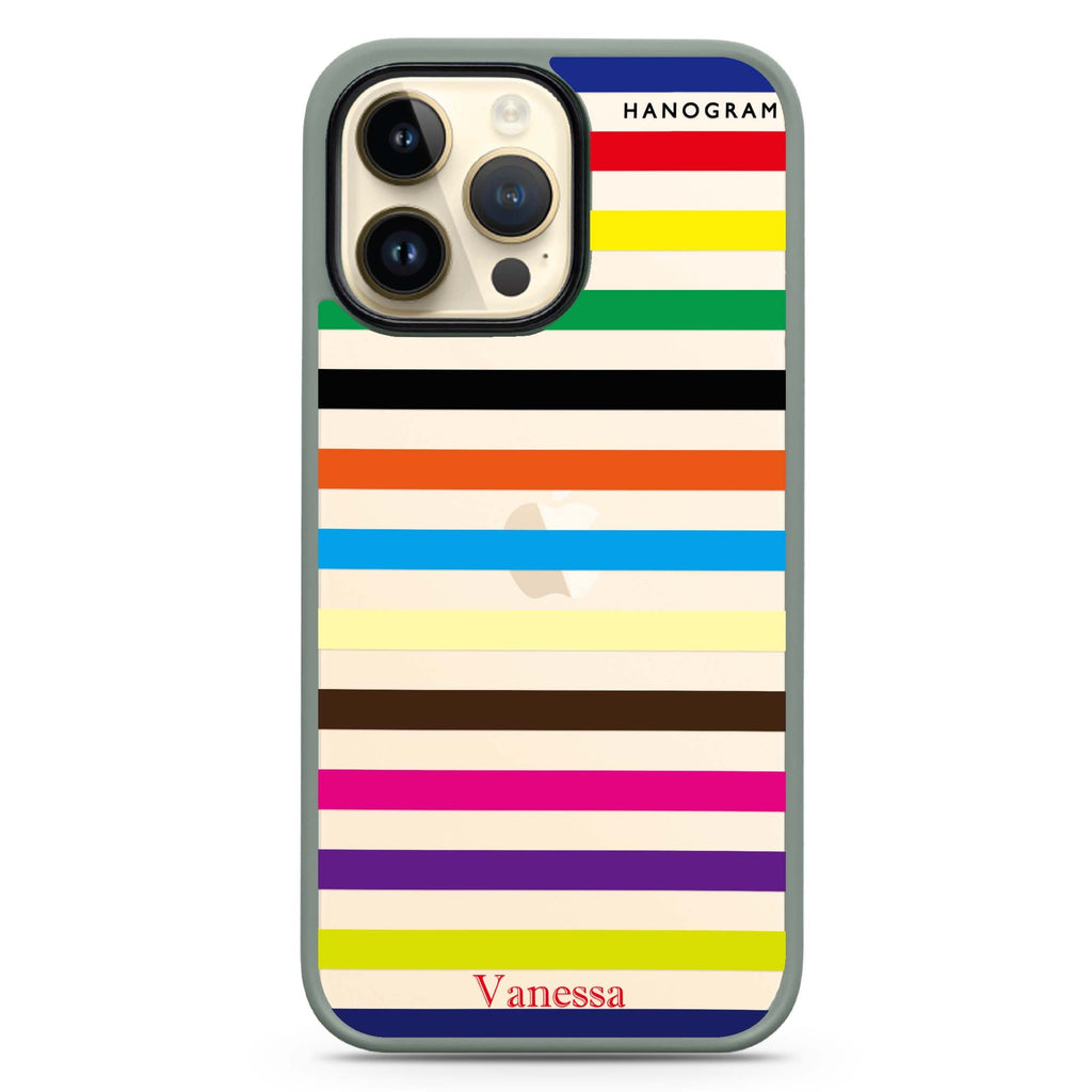 colorful stripe 防衝擊保護殼