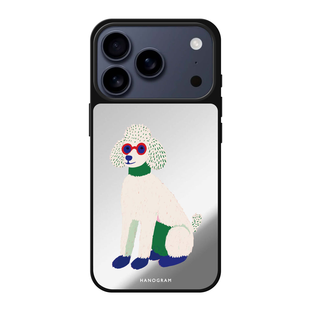 Peace & Poodle 狗狗 iPhone 17 Pro Max 鏡面手機殼主圖