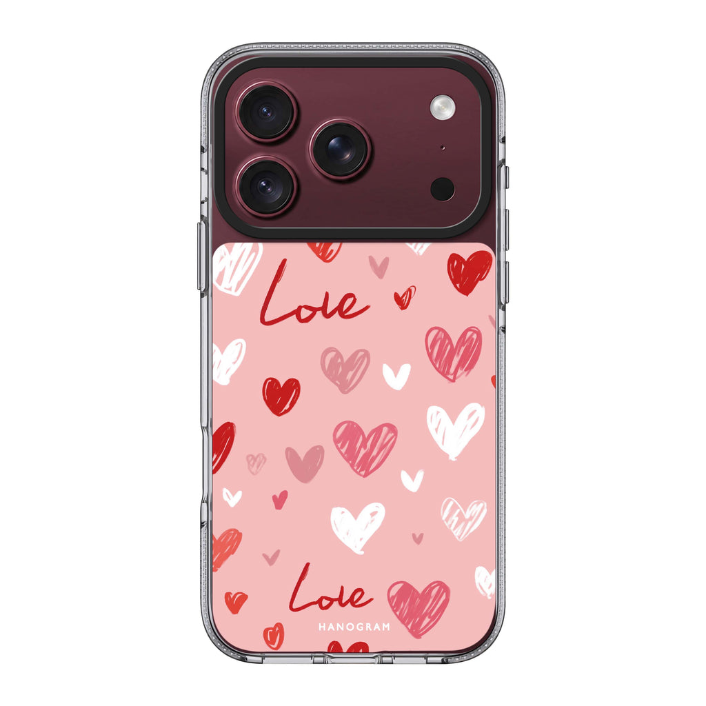 Love Grid 水晶透明保護殼