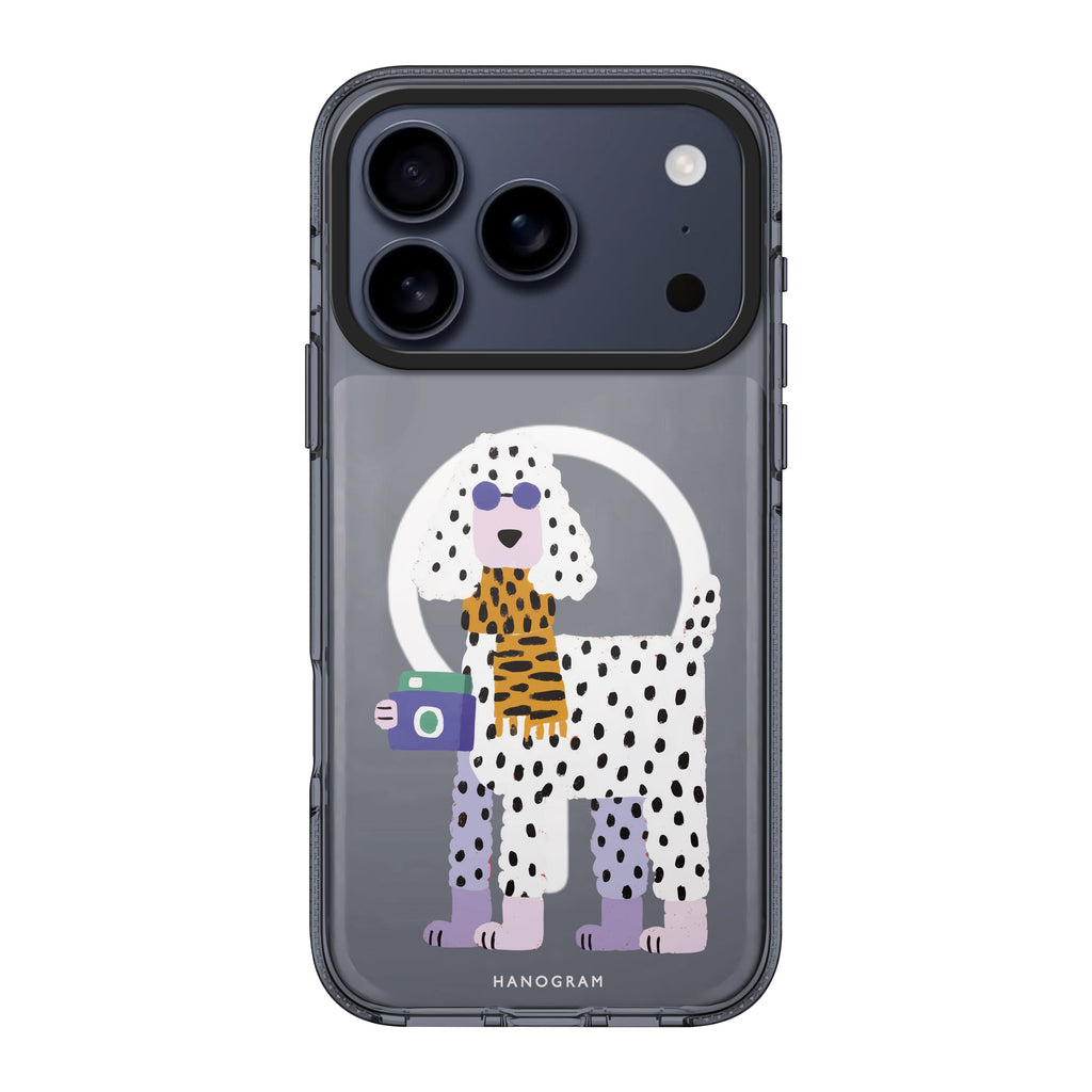 Shutter Pup iPhone 17 Pro Max MagSafe 水晶透明保護殼 狗狗圖案設計 圖1