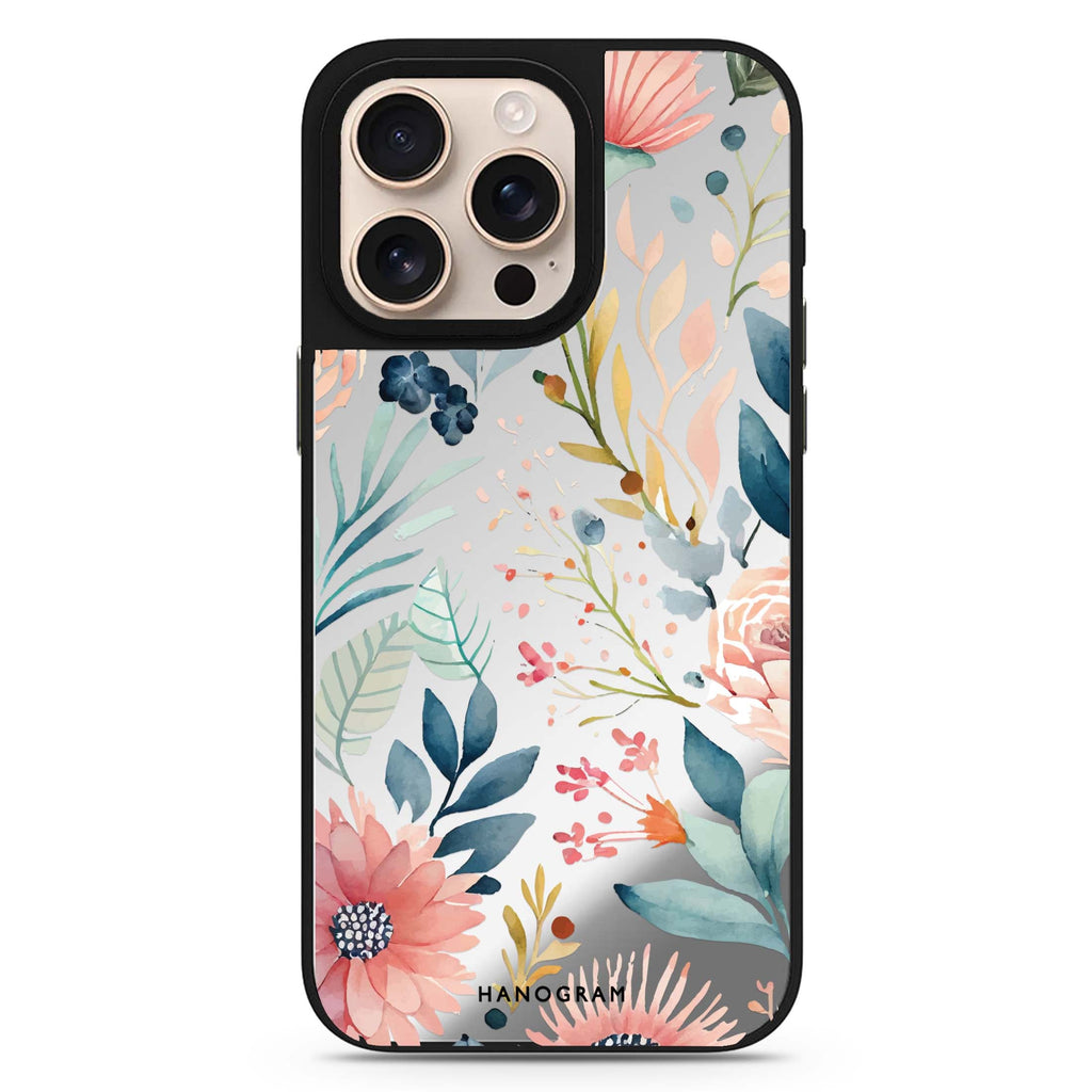 Floral Pattern 鏡面手機殼