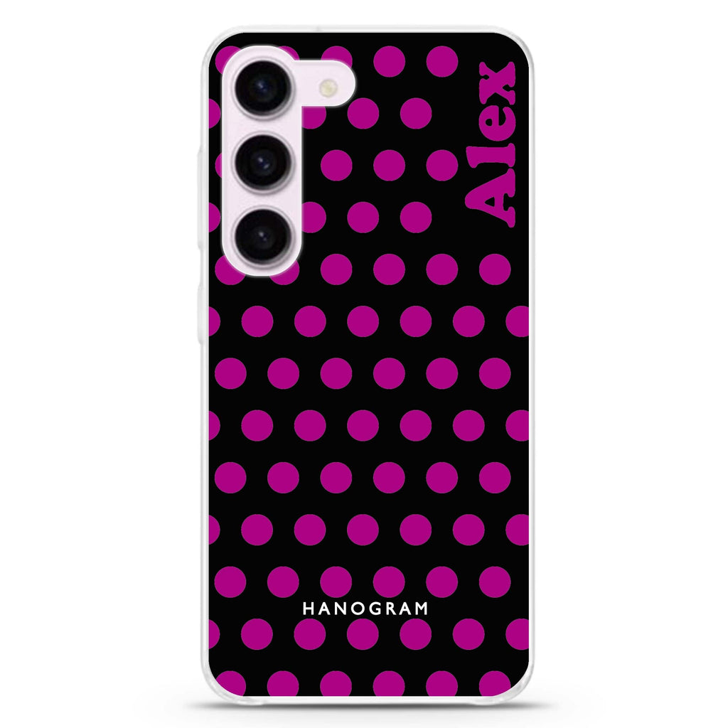 Wave Dots Samsung Galaxy 水晶透明保護殼