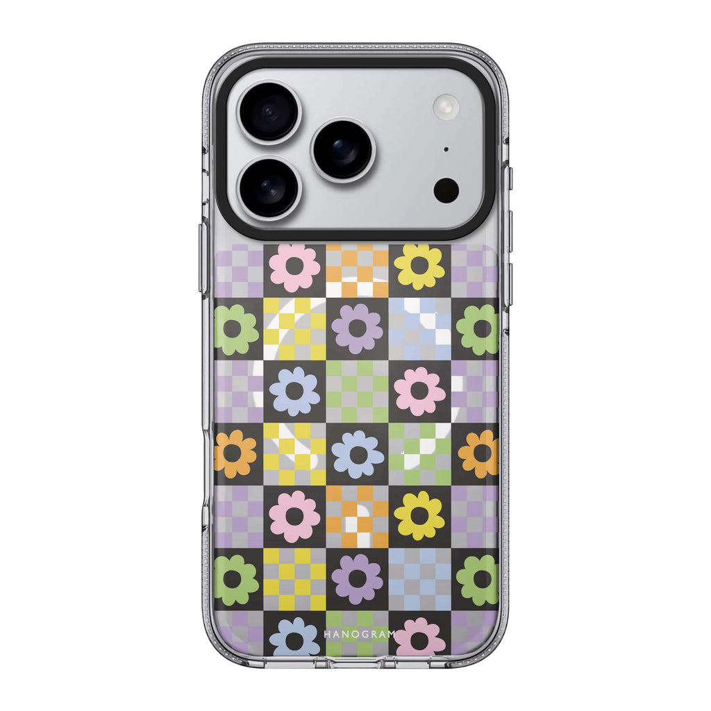 Flowers 款式 1 iPhone 17 Pro Max MagSafe 水晶透明保護殼 花卉圖案設計 圖1