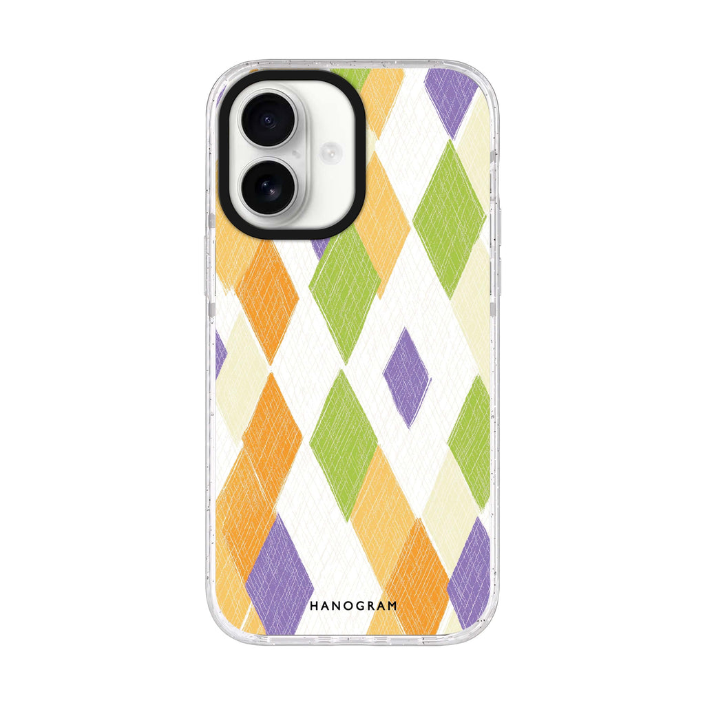 Sunny Stitches iPhone 17 水晶透明保護殼正面展示