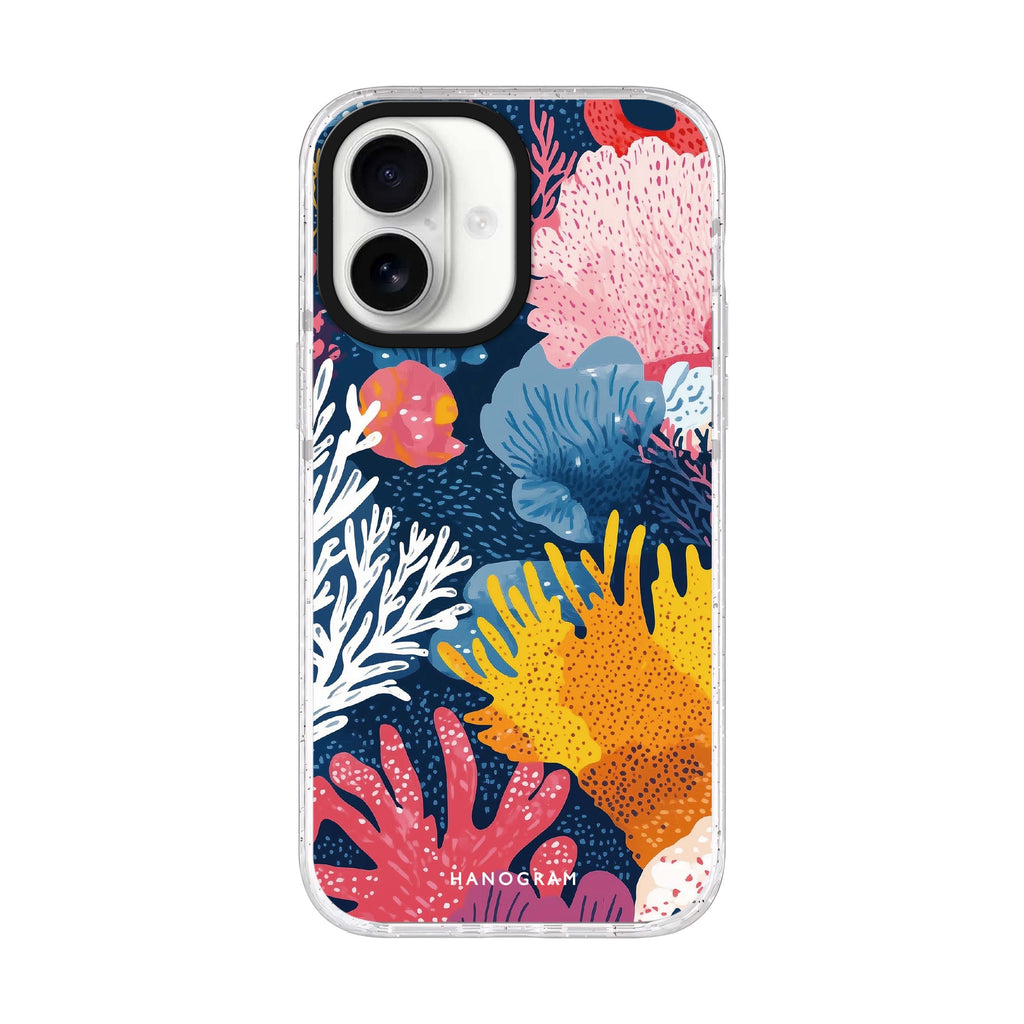 Reef Impressions iPhone 17 水晶透明保護殼正面展示