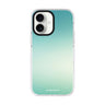 Aqua Haze iPhone 17 水晶透明保護殼正面展示
