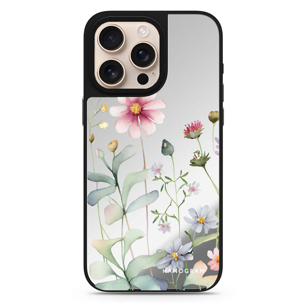 Floral 鏡面手機殼