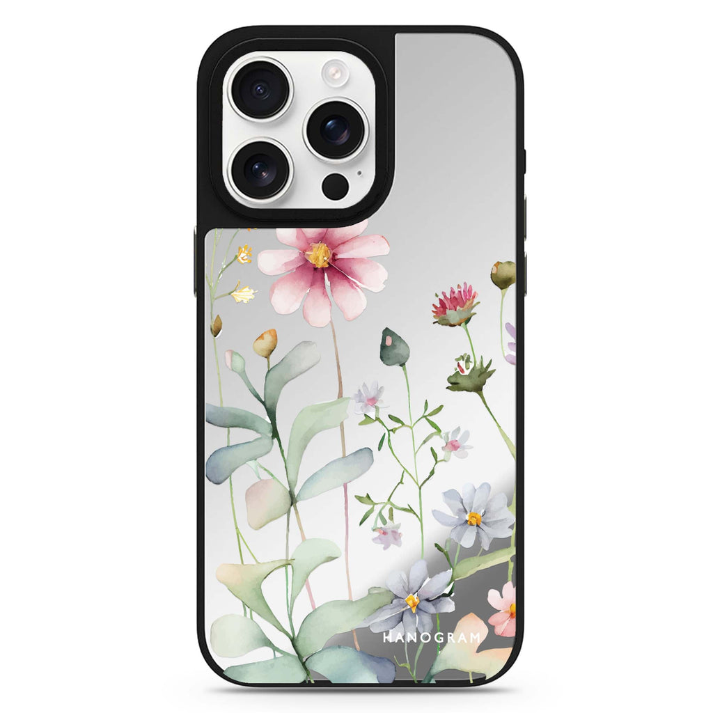 Floral 鏡面手機殼