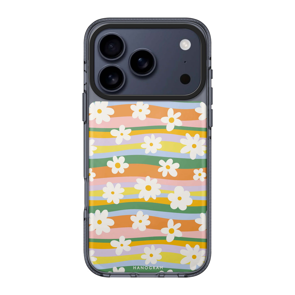 Flowers 款式 3 iPhone 17 Pro Max MagSafe 水晶透明保護殼 花卉圖案設計 圖1