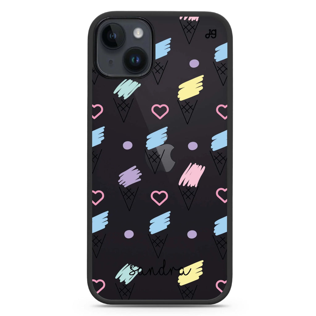Ice cream Pattern iPhone 15 Plus 防衝擊保護殼