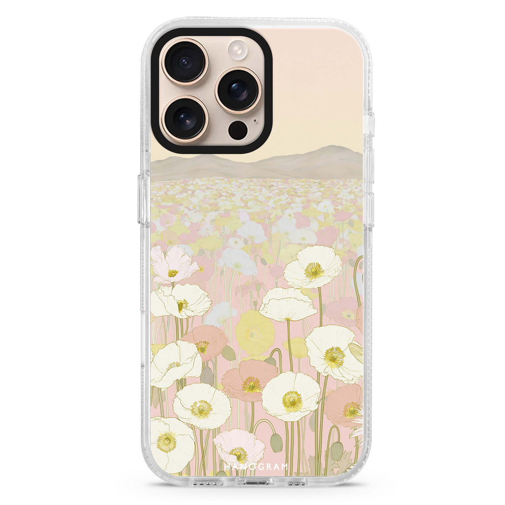 Poppies at First Blush Magsafe 兼容水晶透明保護殼