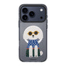 Poodle Peace Vibes iPhone 17 Pro Max MagSafe 水晶透明保護殼 狗狗圖案設計 圖1