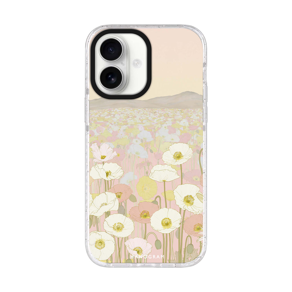 Poppies at First Blush 水晶透明保護殼