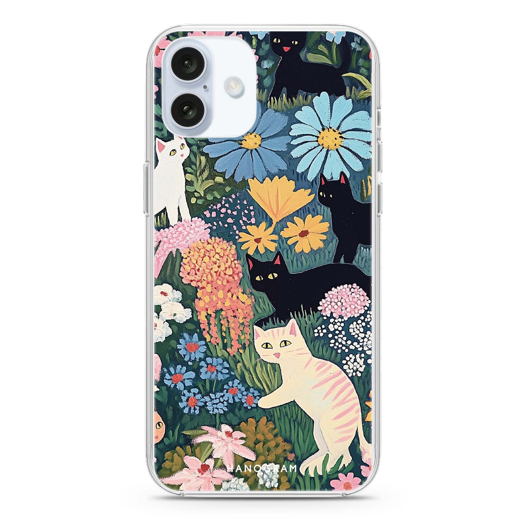 Garden Whimsy Magsafe 兼容水晶透明保護殼