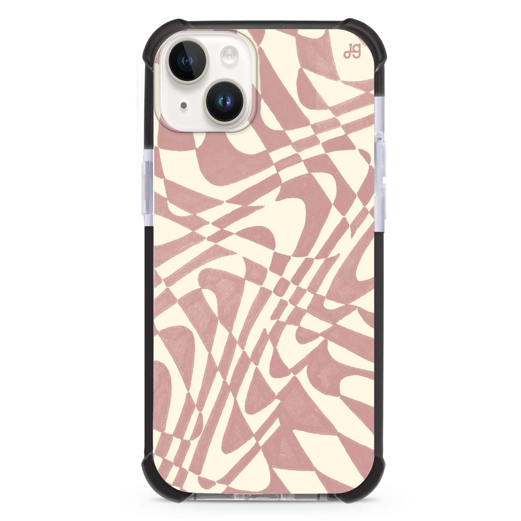 Abstract Paint Pattern iPhone 15 Plus Magsafe 兼容超強防摔保護殼