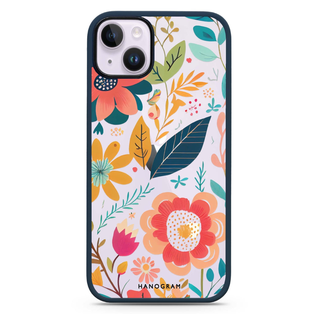 Pretty Florals iPhone 15 Plus 防衝擊保護殼