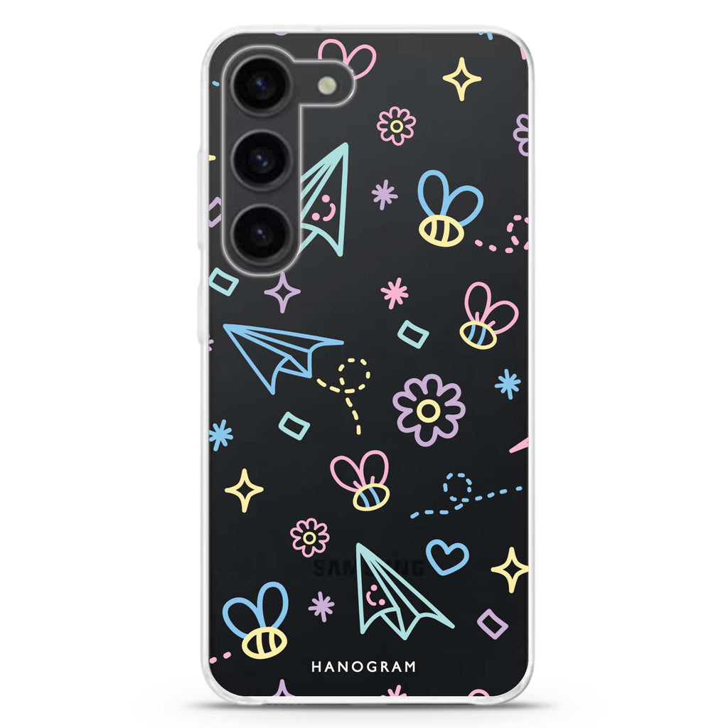 Playful Patterns Samsung Galaxy 水晶透明保護殼