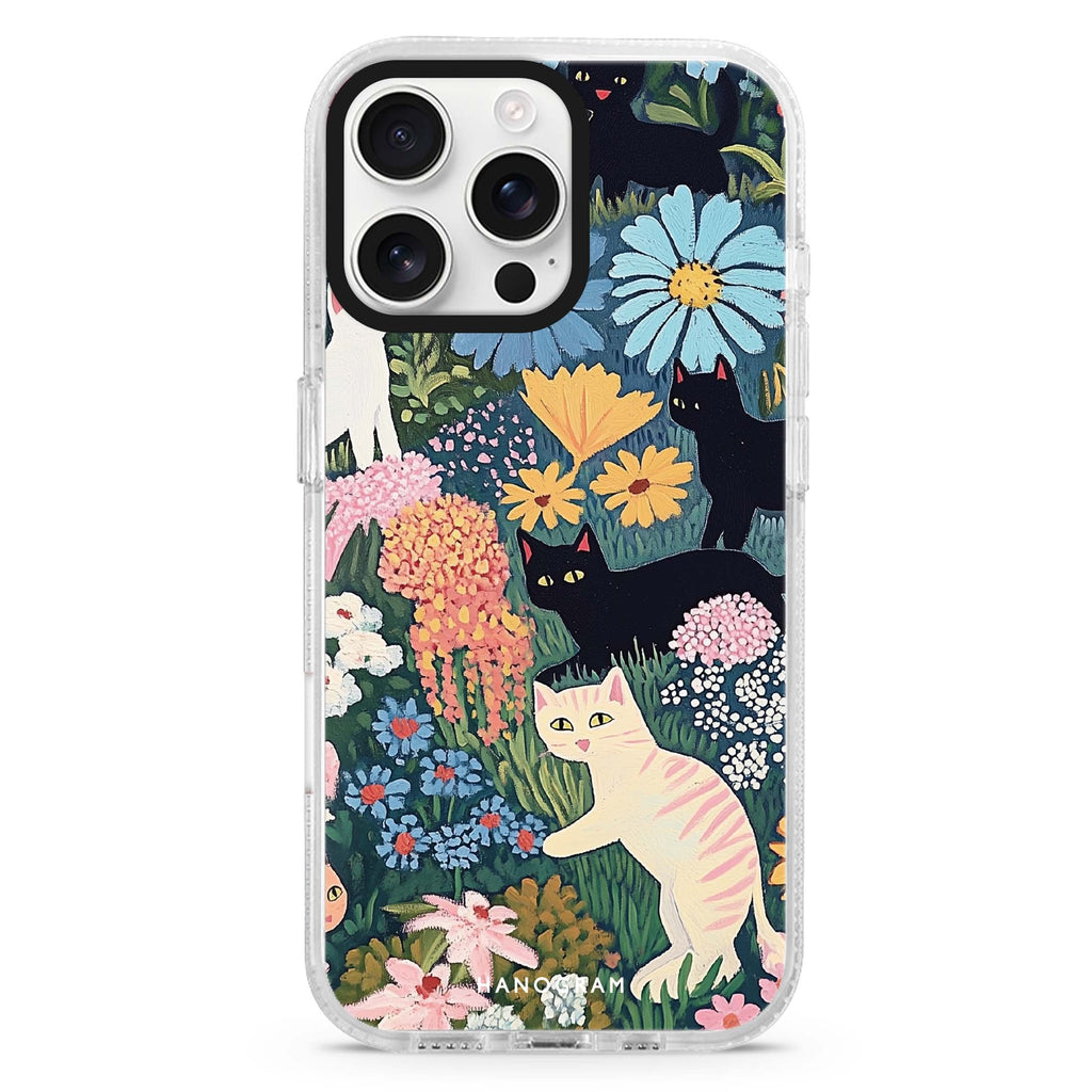 Garden Whimsy Magsafe 兼容水晶透明保護殼