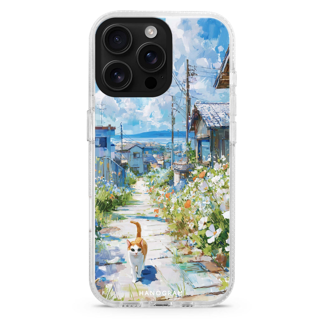 Flowers by the Path Magsafe 兼容水晶透明保護殼