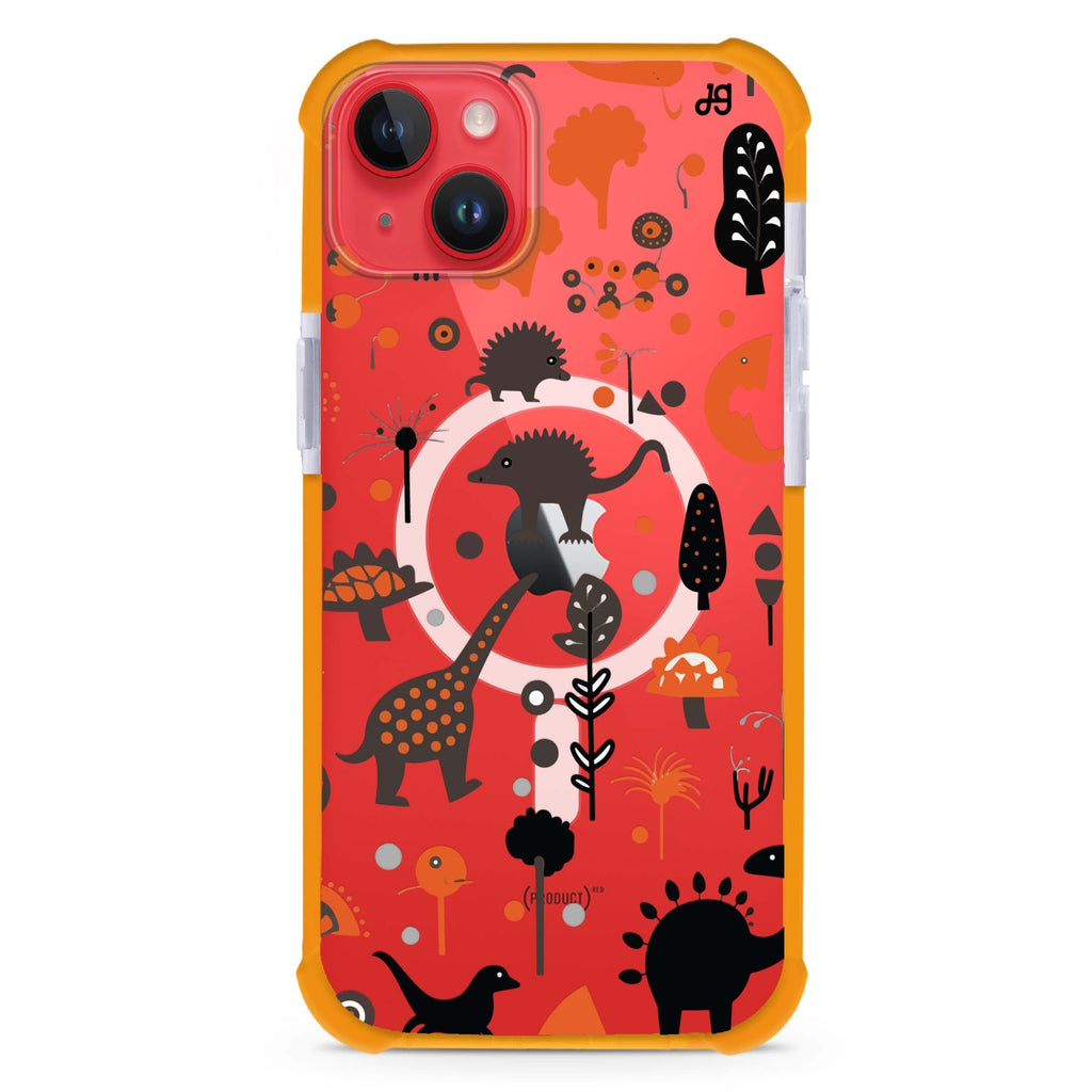Jurassic Joy iPhone 15 Plus Magsafe 兼容超強防摔保護殼