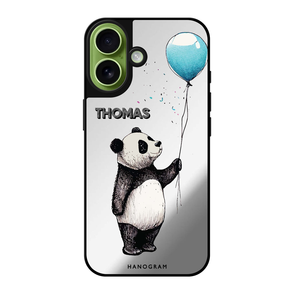 Reflective iPhone 16 Mirror Case –Little Panda Design