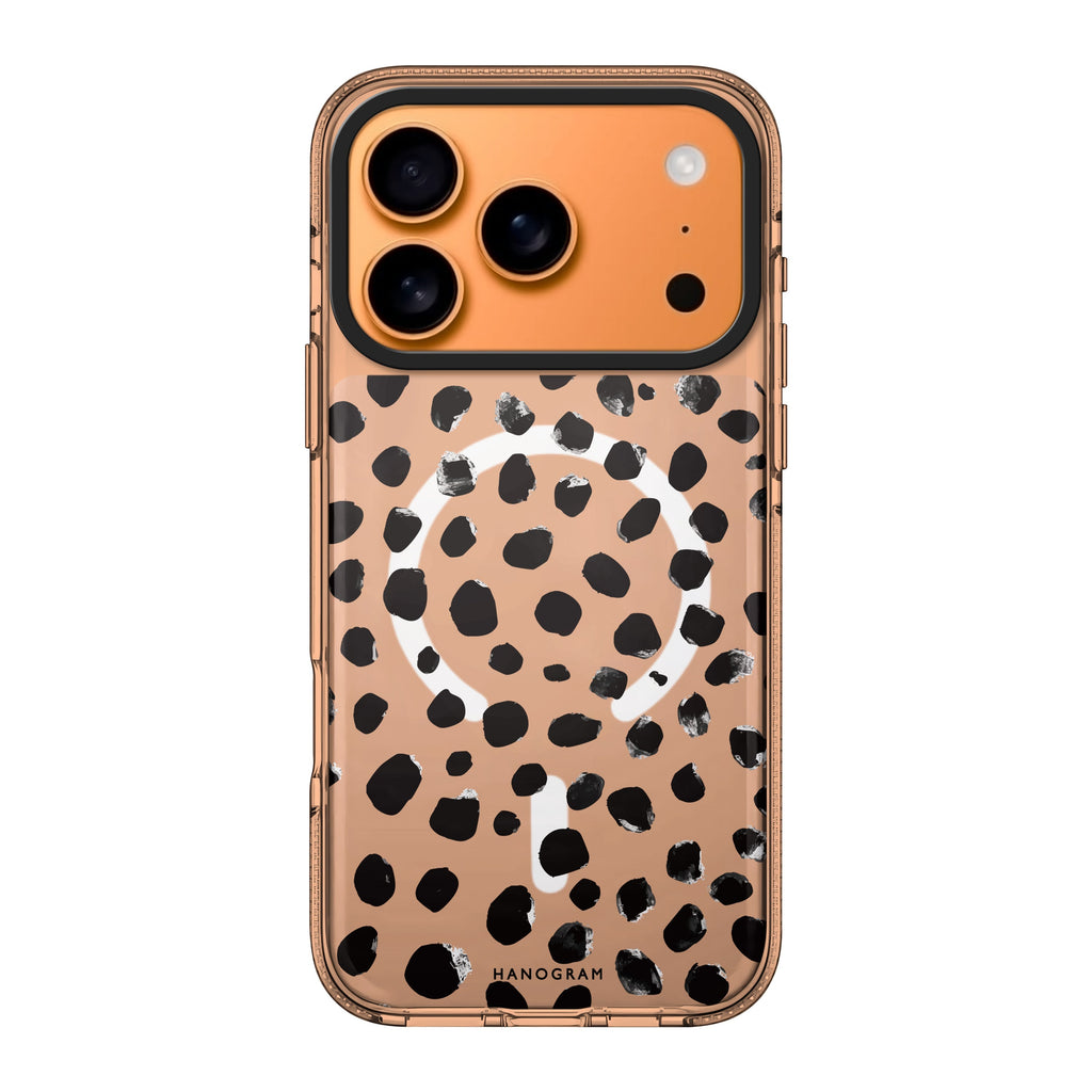 Classic Dalmatian Spots iPhone 17 Pro Max MagSafe 水晶透明保護殼 狗狗圖案設計 圖1