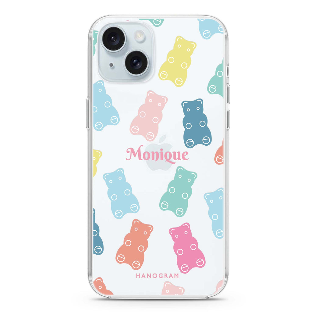 Sweet Dream Bear iPhone 15 plus 水晶透明保護殼