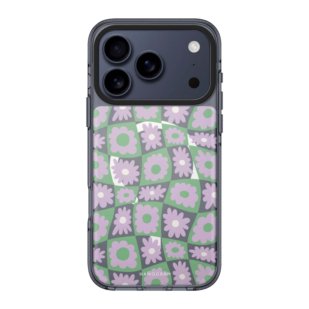 Flowers 款式 4 iPhone 17 Pro Max MagSafe 水晶透明保護殼 花卉圖案設計 圖1