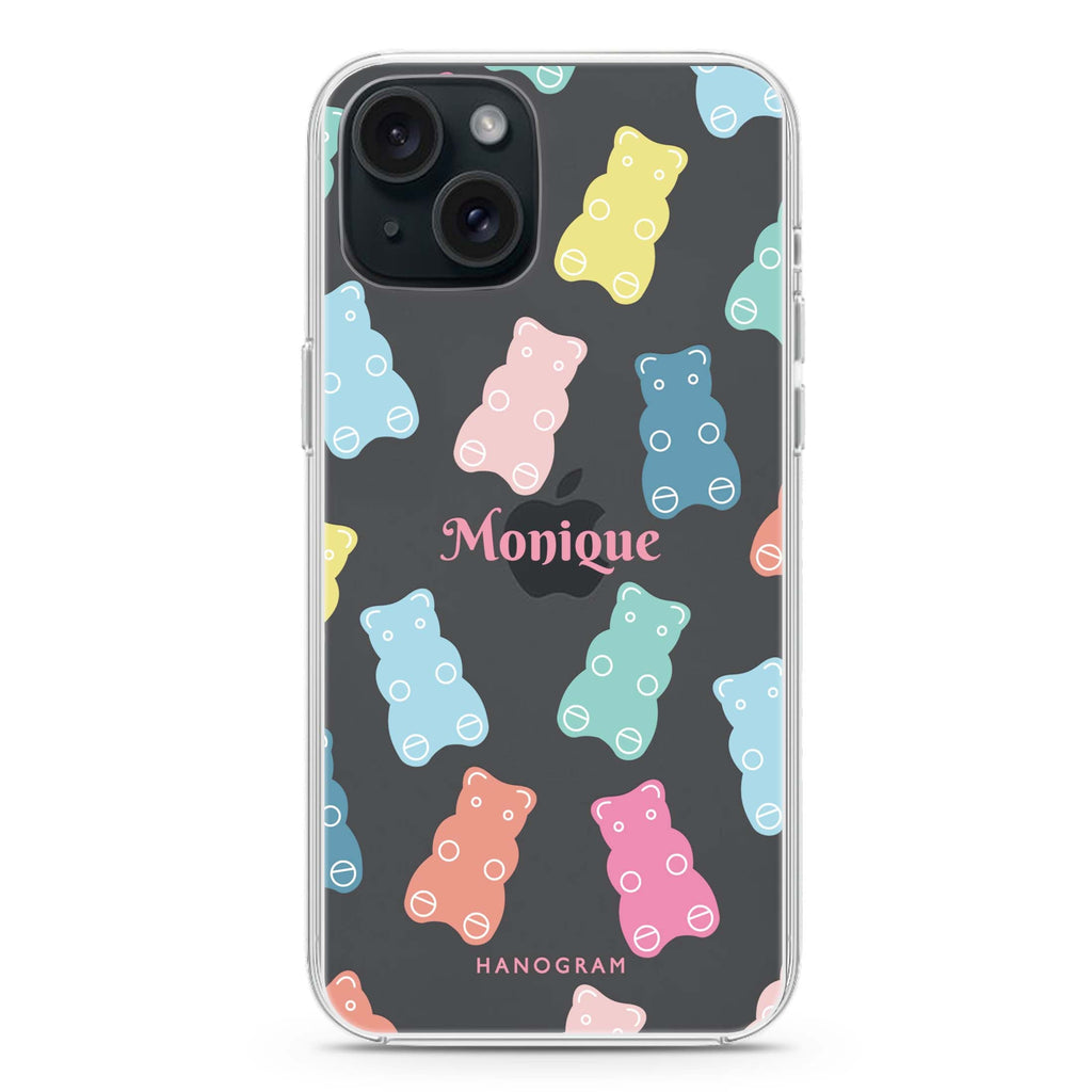 Sweet Dream Bear iPhone 15 水晶透明保護殼
