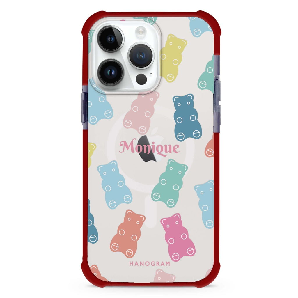 Sweet Dream Bear iPhone Magsafe 兼容超強防摔保護殼