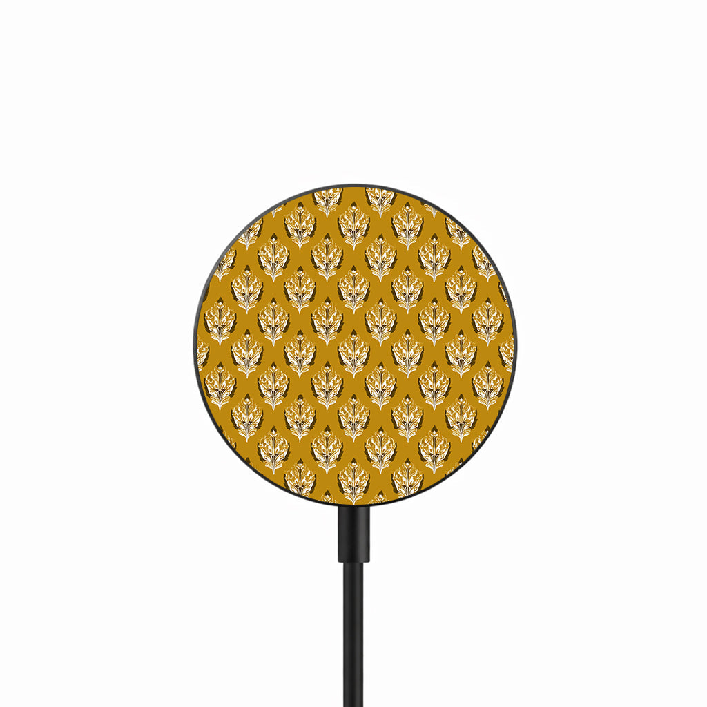 Golden Leaf Motif 25W 磁吸無線充電器