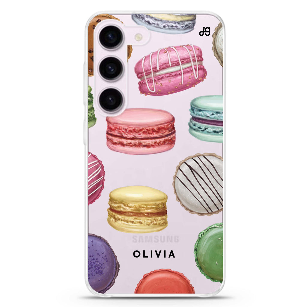 Macarons Land Samsung Galaxy 水晶透明保護殼