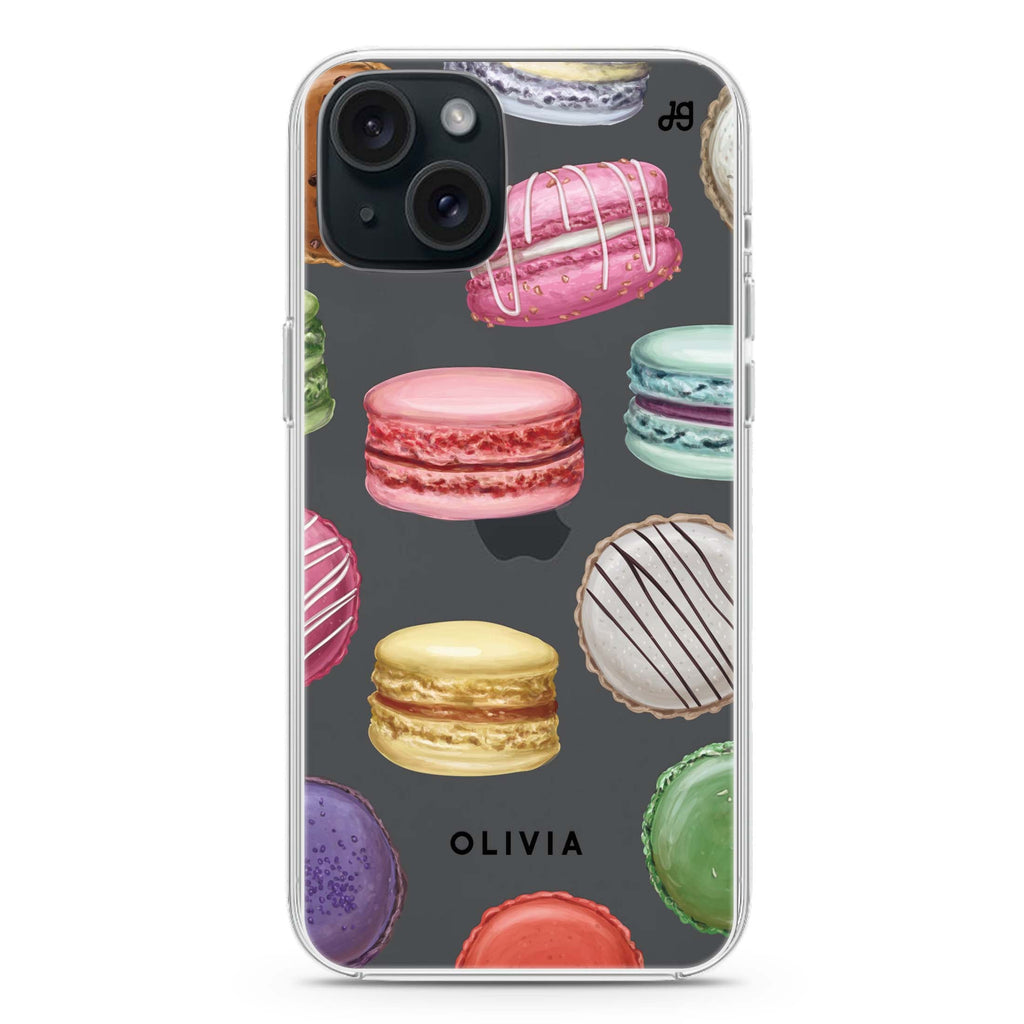 Macarons Land iPhone 15 水晶透明保護殼