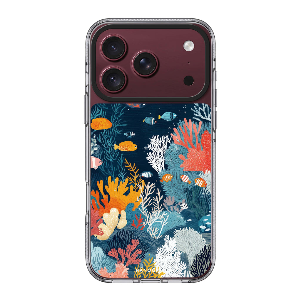 Coral Carvings 水晶透明保護殼