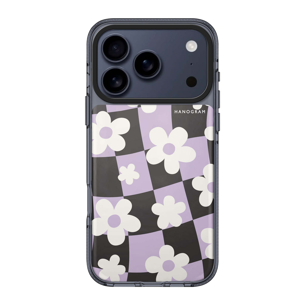Flowers Pattern 款式 3 iPhone 17 Pro Max MagSafe 水晶透明保護殼 花卉圖案設計 圖1