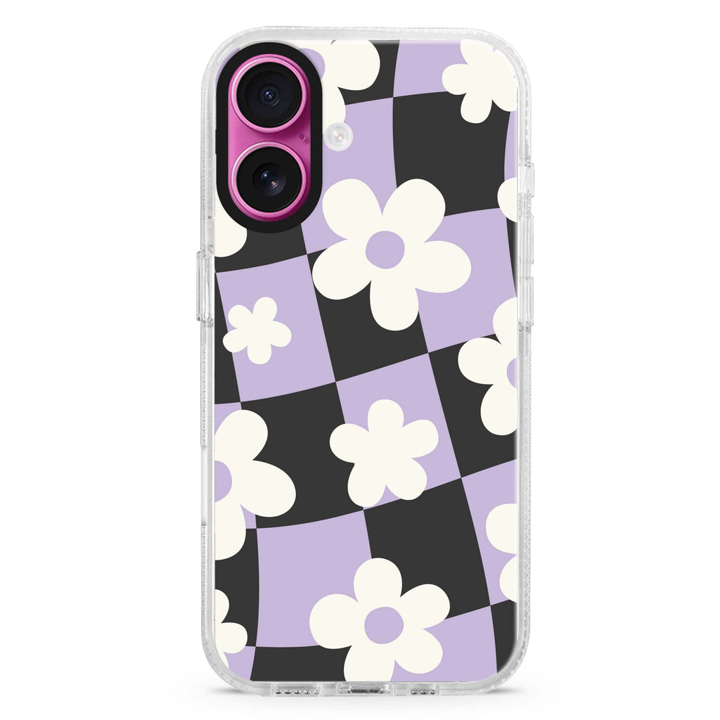 Flowers Pattern 水晶透明保護殼