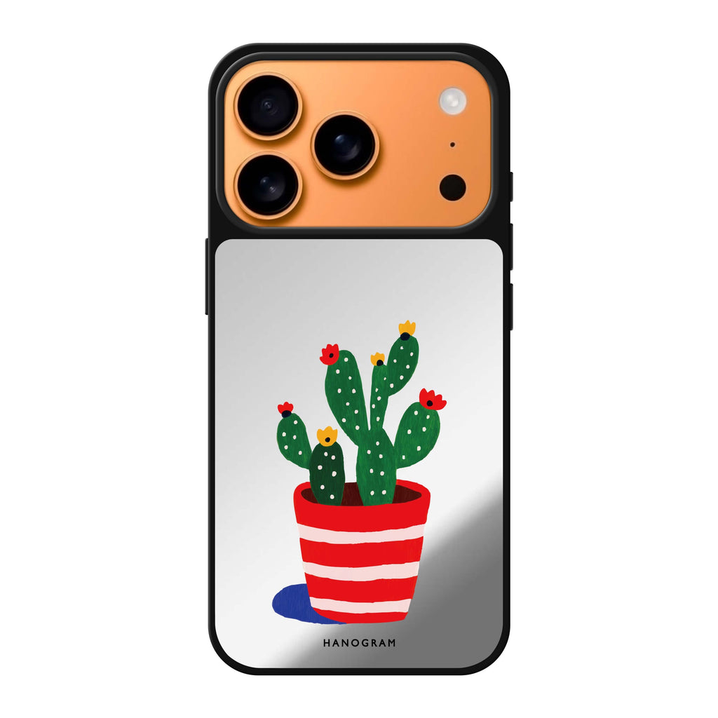 Spiky Friend 圖案 iPhone 17 Pro Max 鏡面手機殼主圖