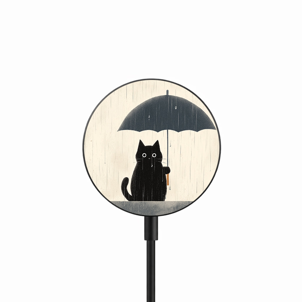 Rainy Cat Day 25W 磁吸無線充電器
