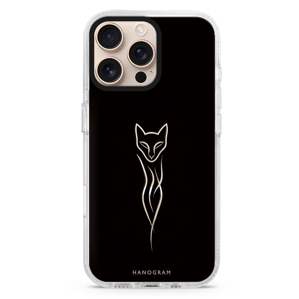 Fox in a Single Stroke Magsafe 兼容水晶透明保護殼