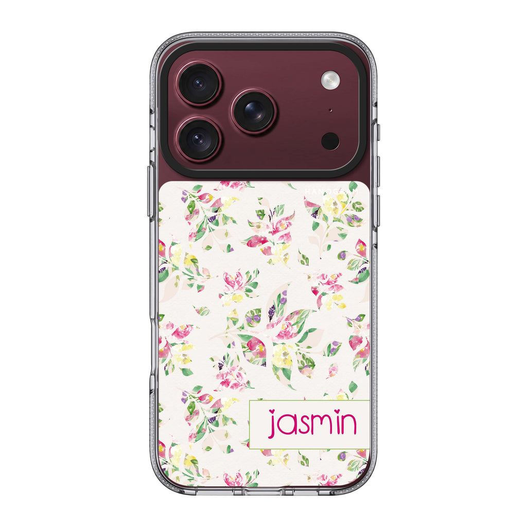 Floral Rain 水晶透明保護殼