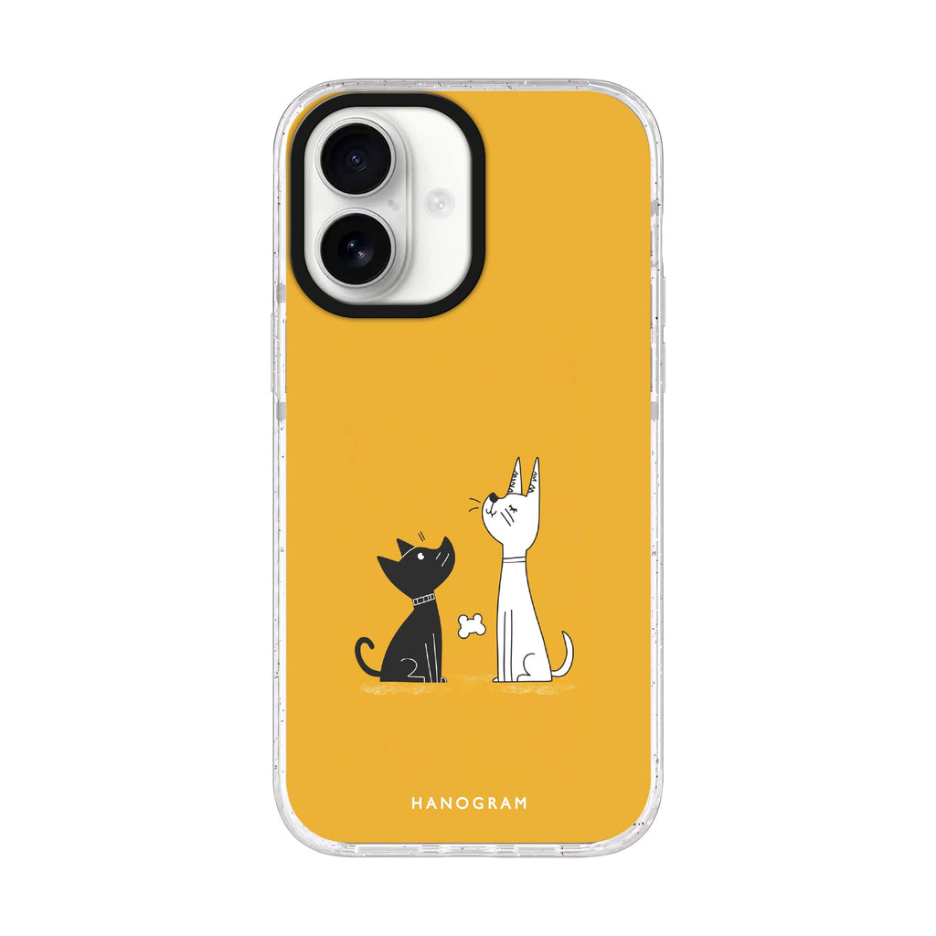 Paw & Claw iPhone 17 水晶透明保護殼正面展示