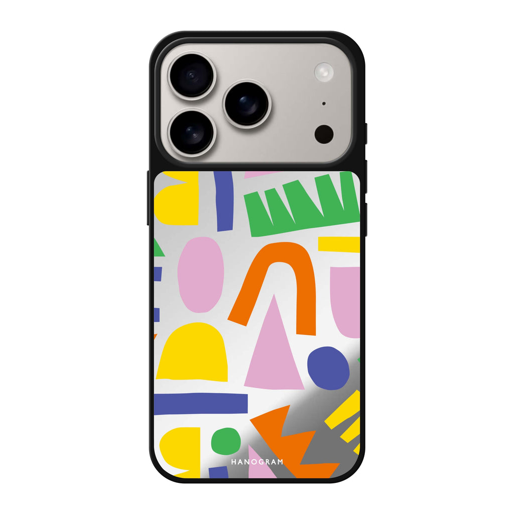 Abstract Doodles 款式3 抽象藝術 iPhone 17 Pro Max 鏡面手機殼主圖