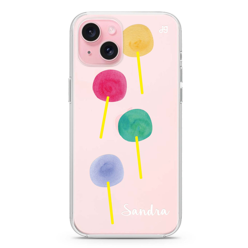 Colorful Candy I iPhone 15 plus 水晶透明保護殼