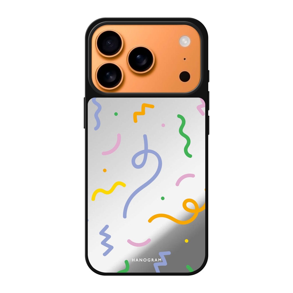 Abstract Doodles 款式4 抽象藝術 iPhone 17 Pro Max 鏡面手機殼主圖